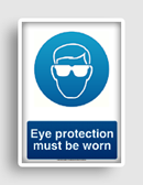 free printable eye protection must be worn  sign 