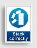 free printable stack correctly  sign 