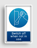 free printable switch off when not in use  sign 