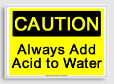 free printable always add acid to water osha  sign 