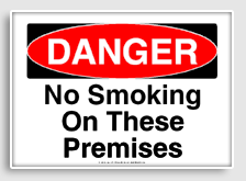 free printable no smoking on these premises osha  sign 
