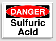 free printable sulfuric acid osha  sign 