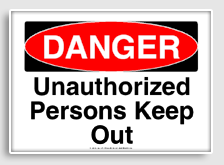 free printable unauthorized persons keep out osha  sign 