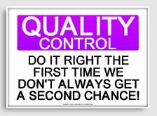 free printable do it right the first time we don't always get a second chance! osha  sign 