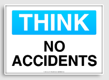 free printable no accidents osha  sign 