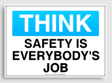free printable safety is everybody's job osha  sign 