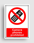 free printable camera phones prohibited  sign 