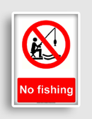 free printable no fishing  sign 