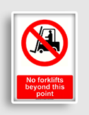 free printable no forklifts beyond this point  sign 