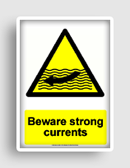 free printable beware strong currents  sign 