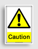 free printable caution  sign 