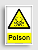 free printable poison  sign 